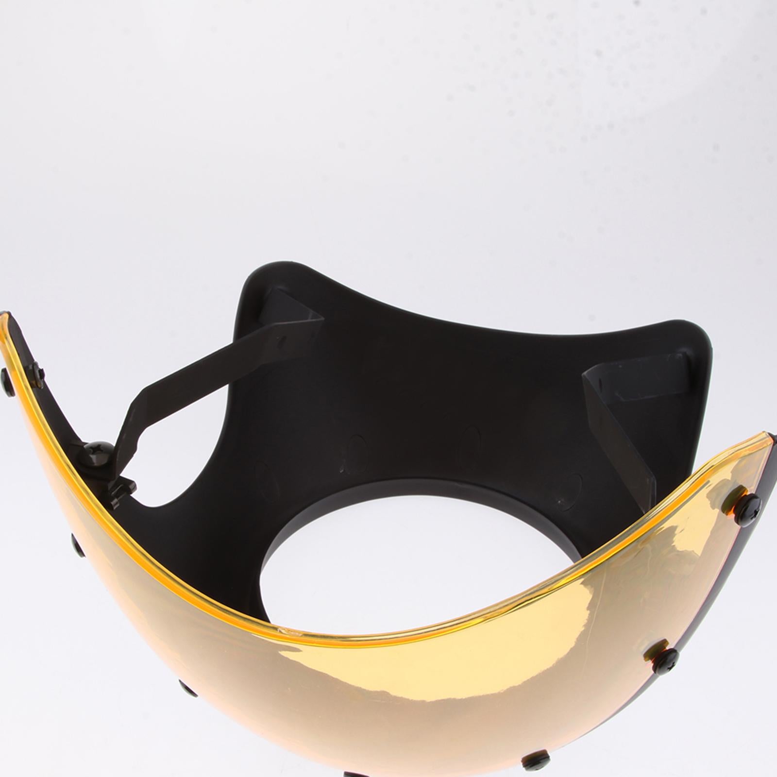 Motorcycle Headlight Fairing Screen Cover for Retro Cafe Racer Matt Black