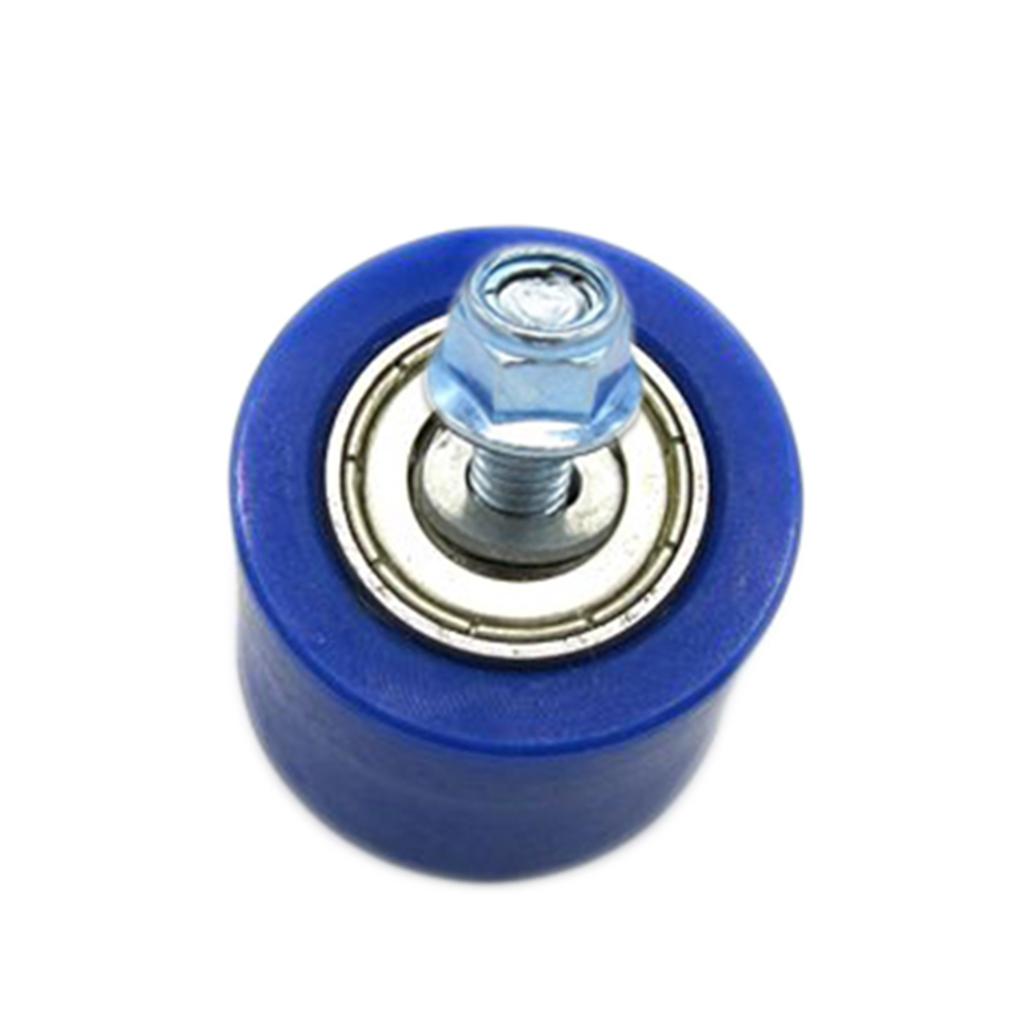 3xChain Roller Tensioner Pulley Wheel Guide for Yamaha YFZ350 Banshee Blue