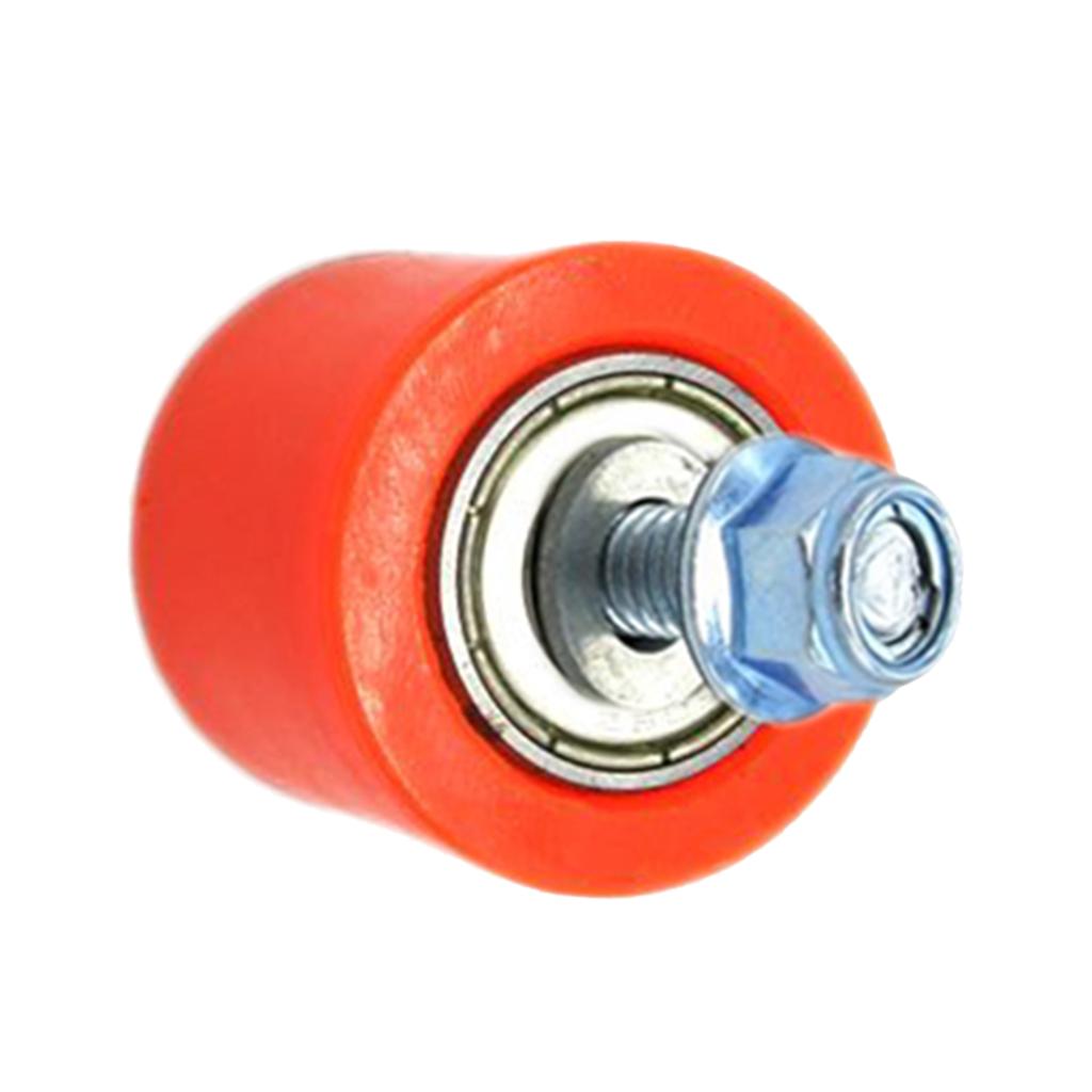 8mm Chain Roller Tensioner Pulley Wheel Guide for Yamaha YFZ 350 Orange