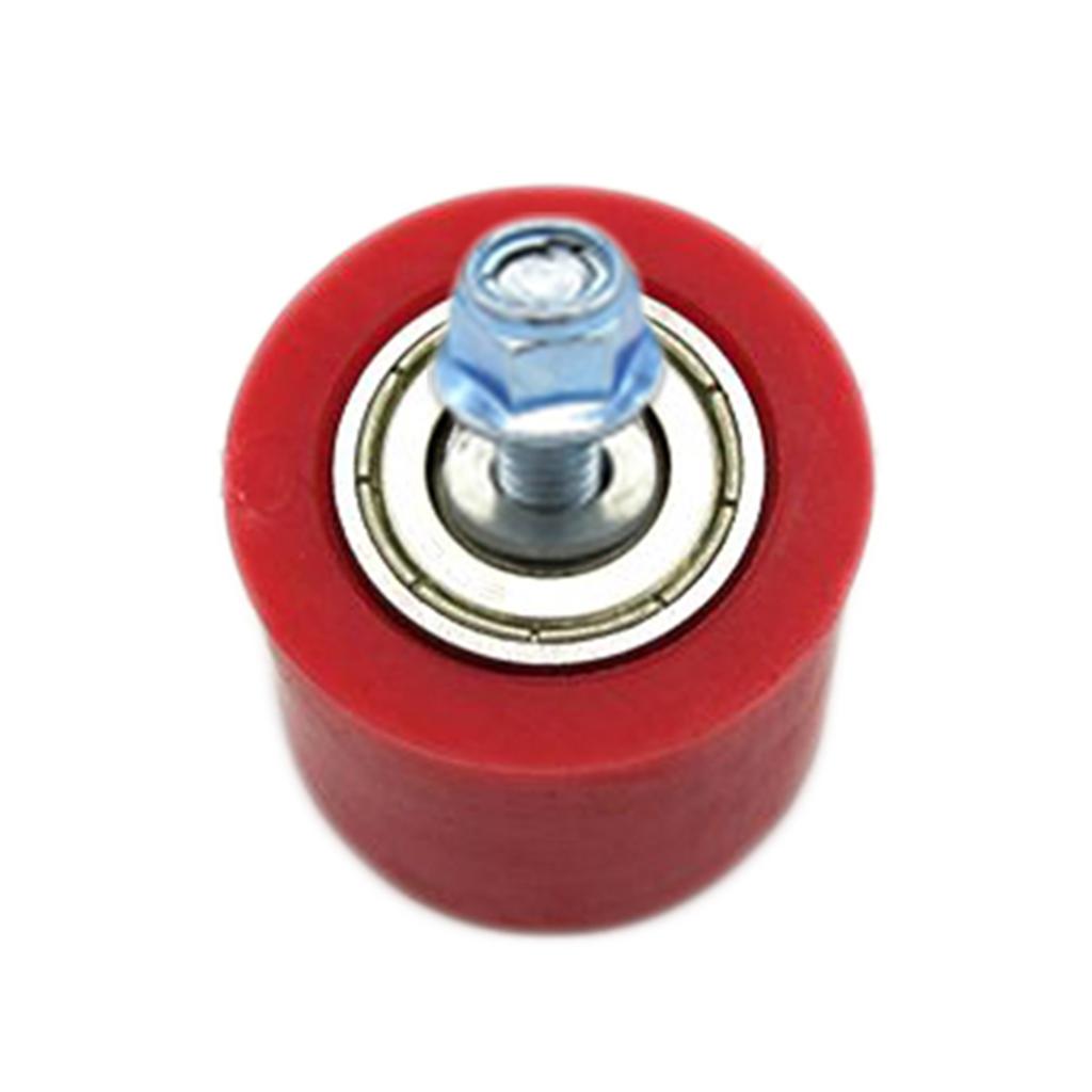 2xChain Roller Tensioner Pulley Wheel Guide for Yamaha YFZ350 Banshee Red