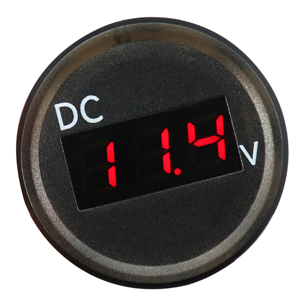 Red LED Digital 2.5V-30V Auto Car Voltmeter Voltage Gauge Meter Waterproof