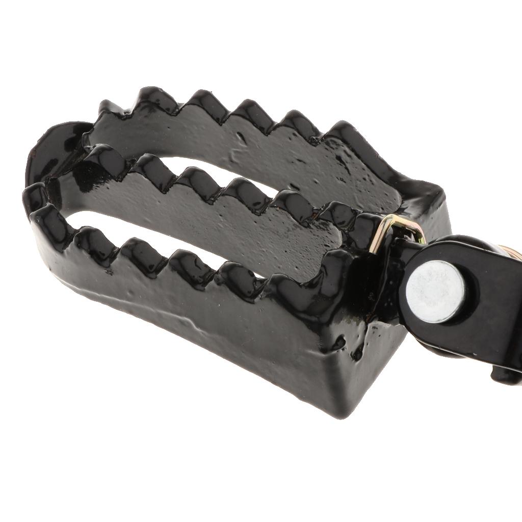 2pcs Steel Motorcycle Motocross Footpegs Foot Rests for Pit Dirt Bike Honda