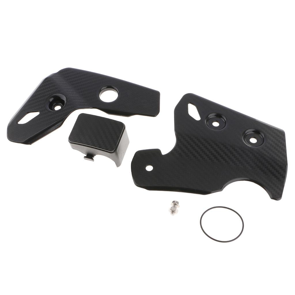 Motorcycle Frame Panel Set Guard Protector Cover Protection Black