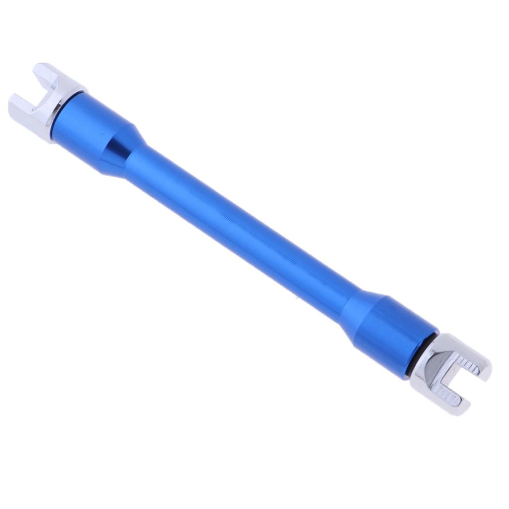 Motorcycle Wheel Spoke Wrench Set Handle Repair Tool 5.4mm-6.8mm Blue