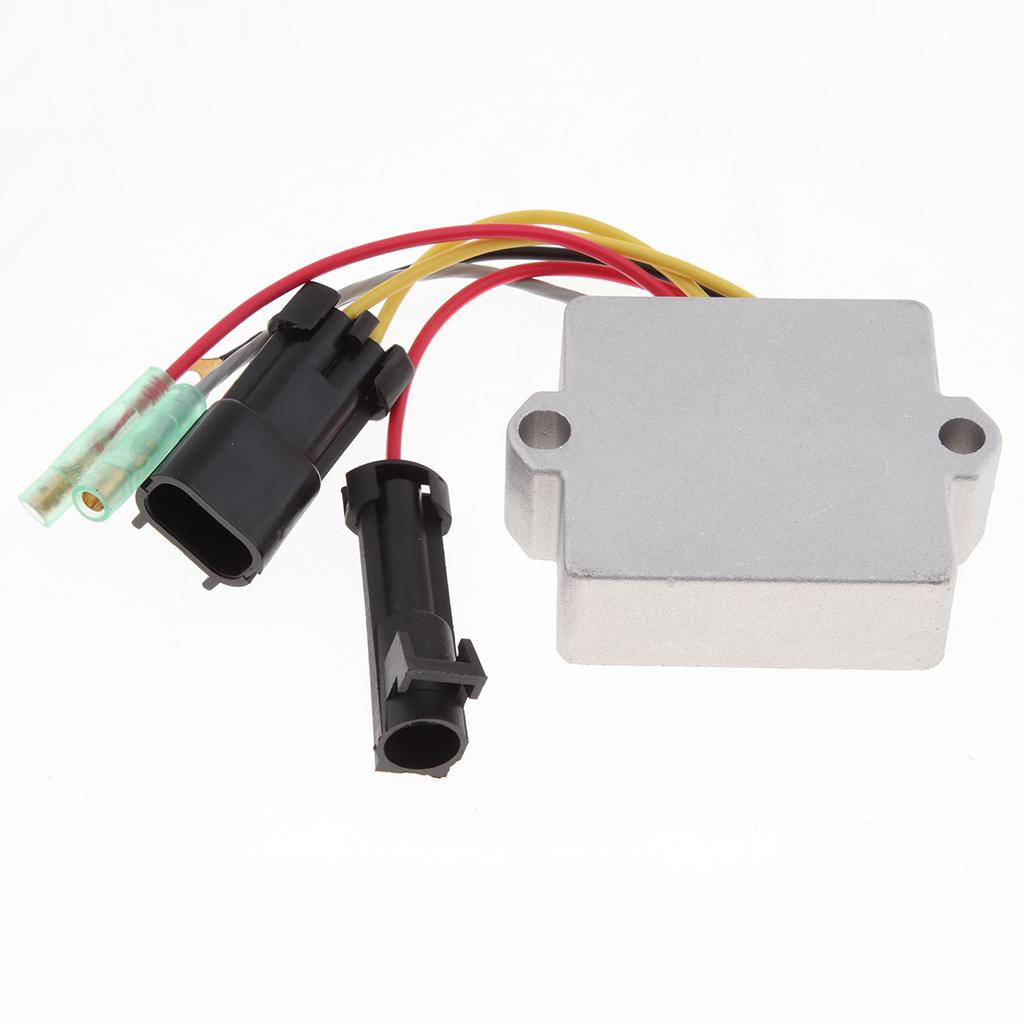 Regulator Rectifier For Mercury Marine 6 Wire W/ Plug Connectors 883072T2