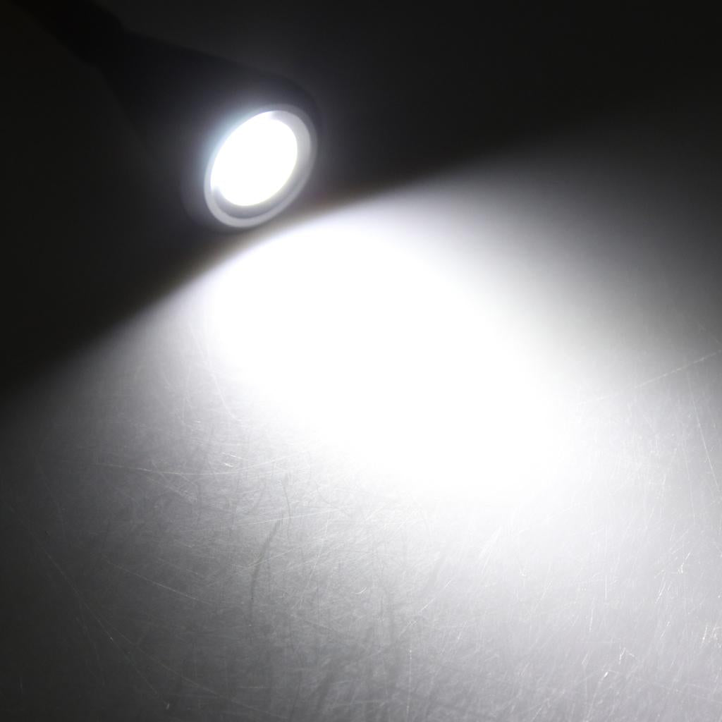12V 2W LED Flexible Gooseneck Reading Light for Boat RV Motorhome Black