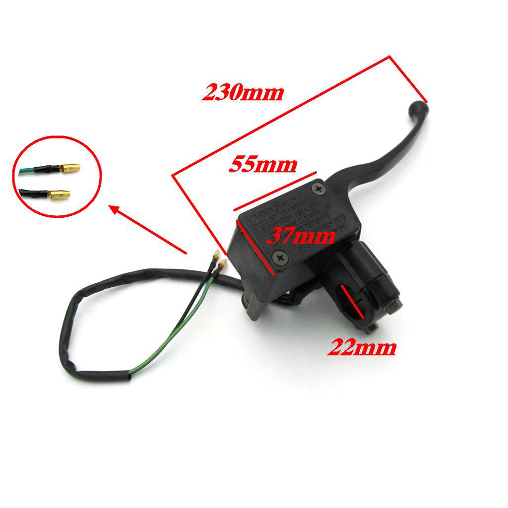 Right Side Master Cylinder Brake Lever for 49cc 50cc 150cc GY6 Scooter Moped