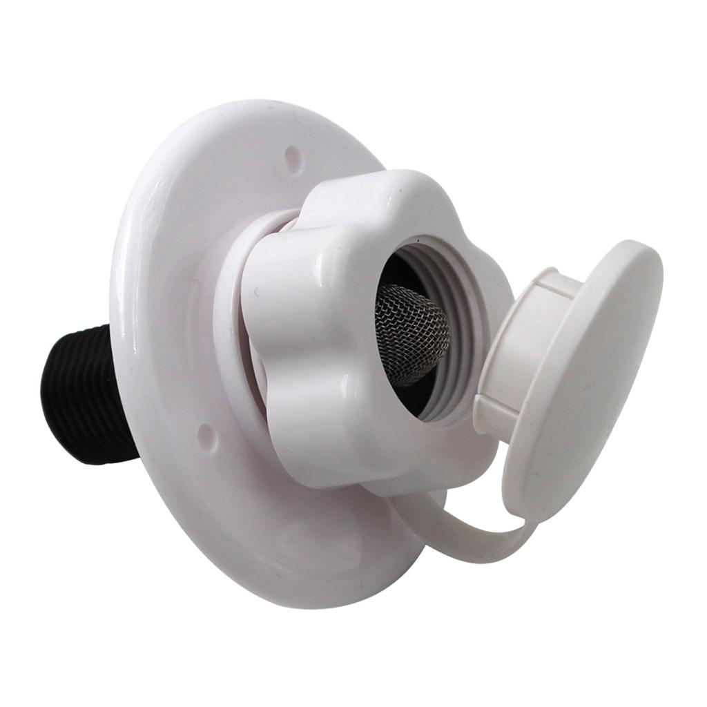 White Gravity Fresh Water Fill Hatch Inlet Plastic RV Trailer Camper