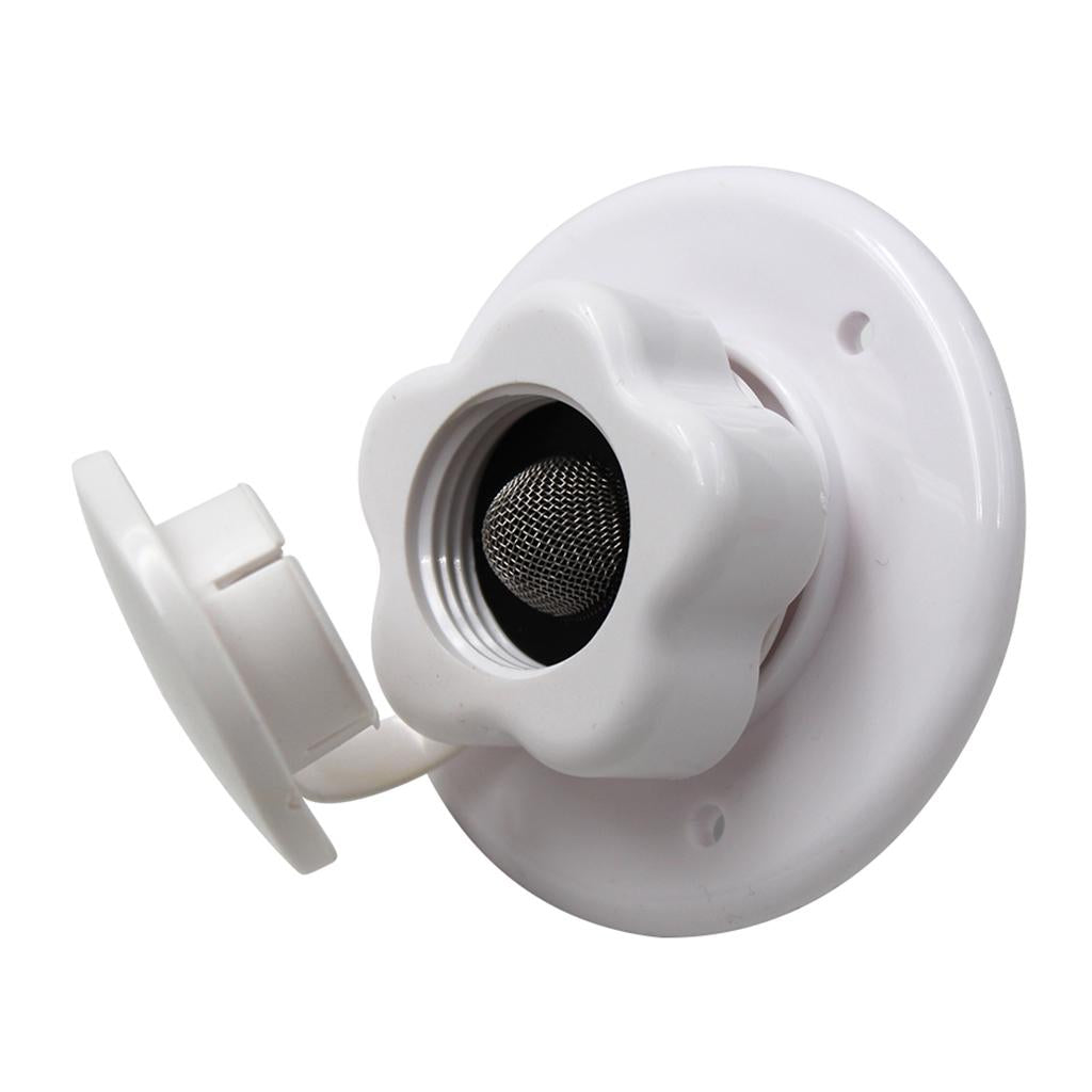 White Gravity Fresh Water Fill Hatch Inlet Plastic RV Trailer Camper