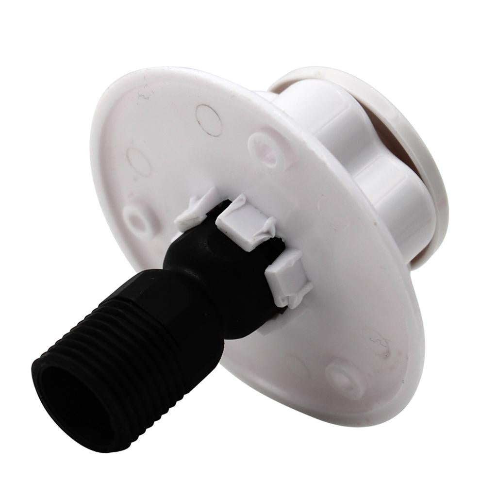 White Gravity Fresh Water Fill Hatch Inlet Plastic RV Trailer Camper