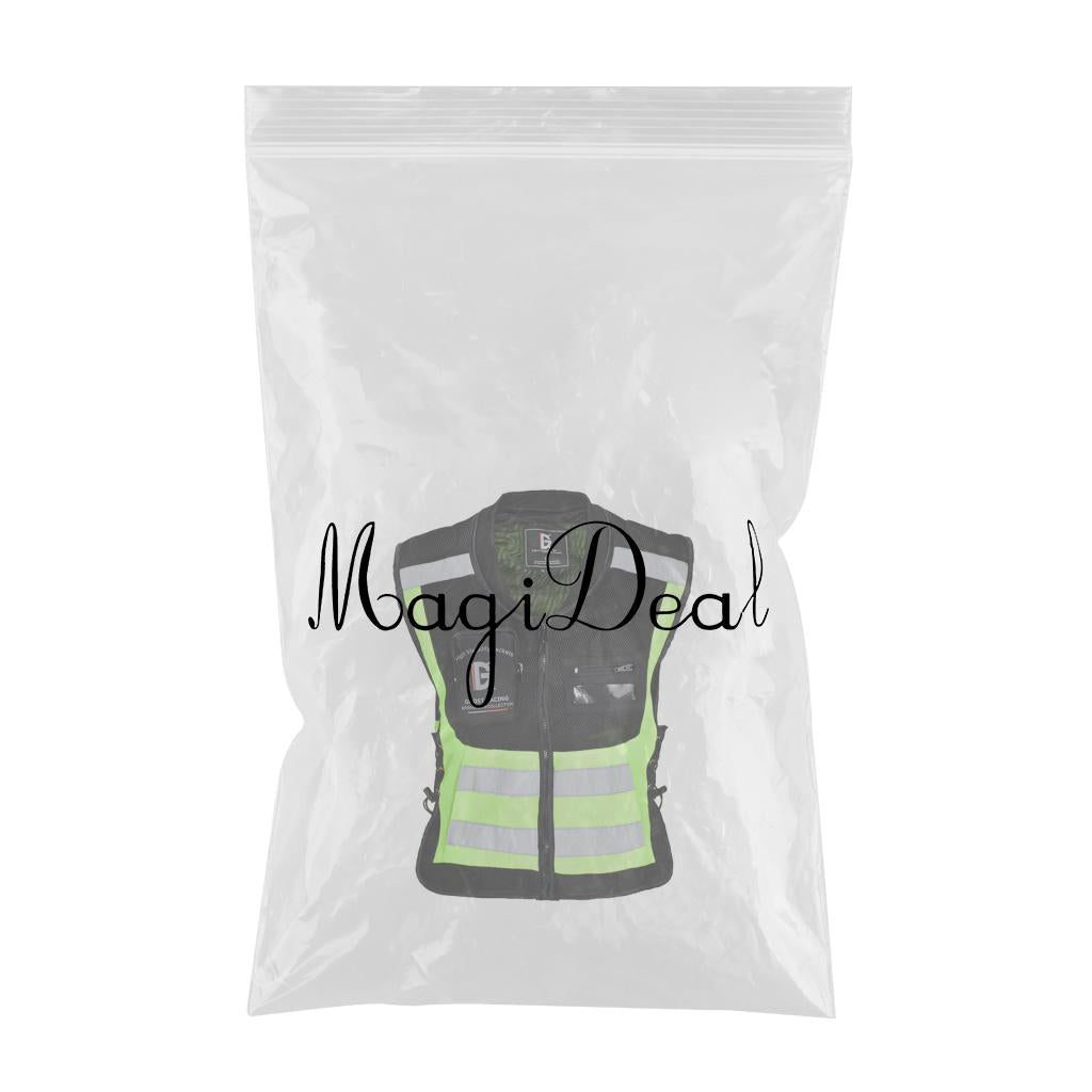 Hi-Vis Reflective Motorcycle Vest Adjustable Waistcoat Commuter Jacket XL