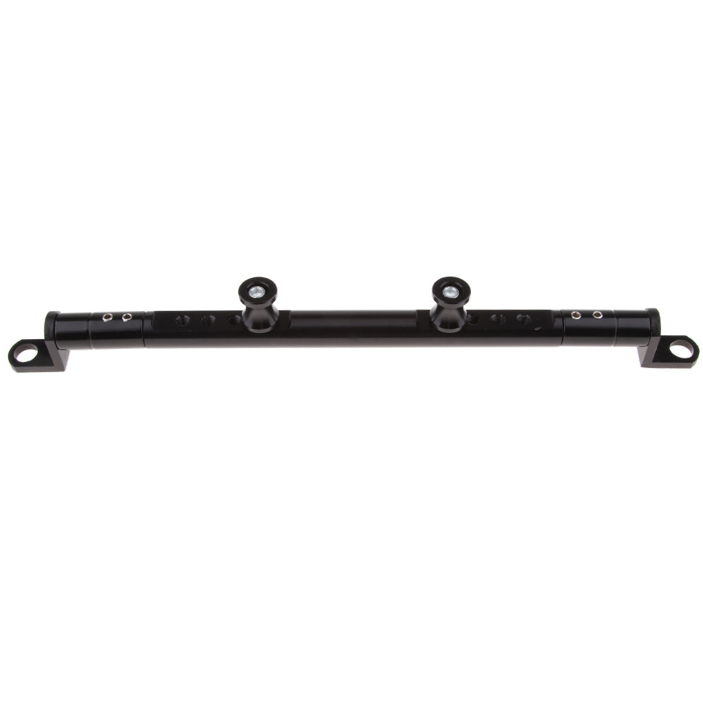 Motorbike CNC Multi-function Extended Crossbar Handlebar Balance Lever Black
