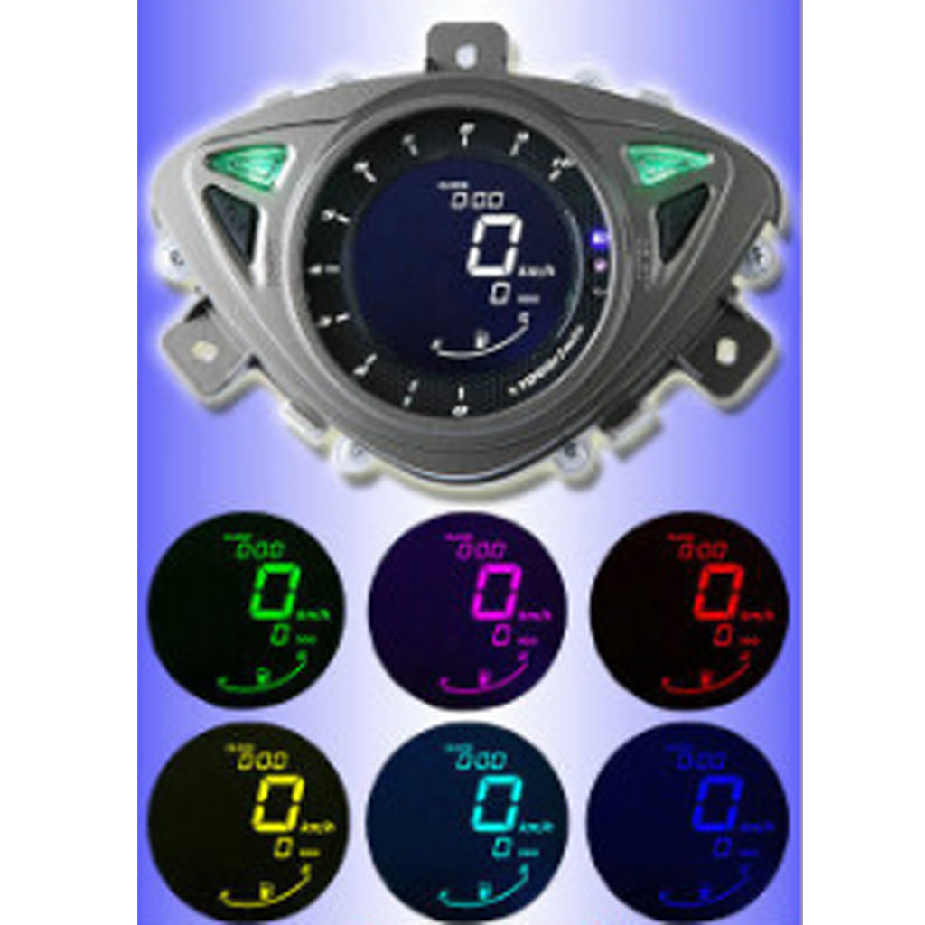 Motorcycle Backlight LCD Tachometer Speedometer Odometer for Yamaha RSZ100