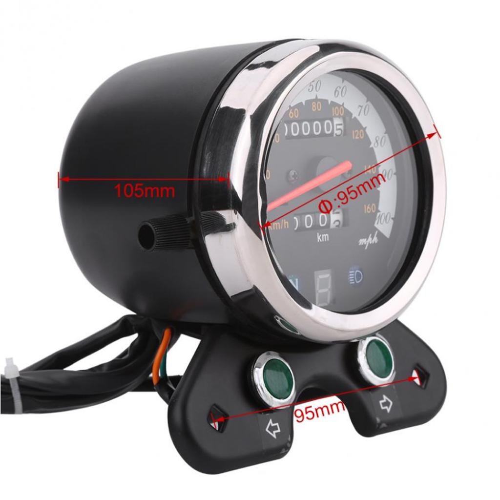 Motorcycle Odometer Tachometer Speedometer Backlight for Honda CG125