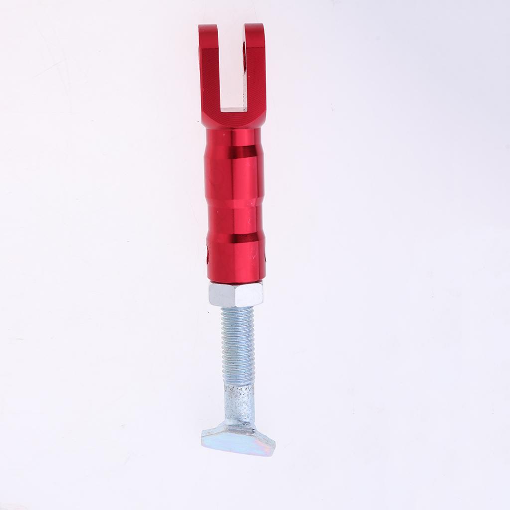 Adjustable Kickstand Motorcycle Side Stand CNC Stand Universal Red
