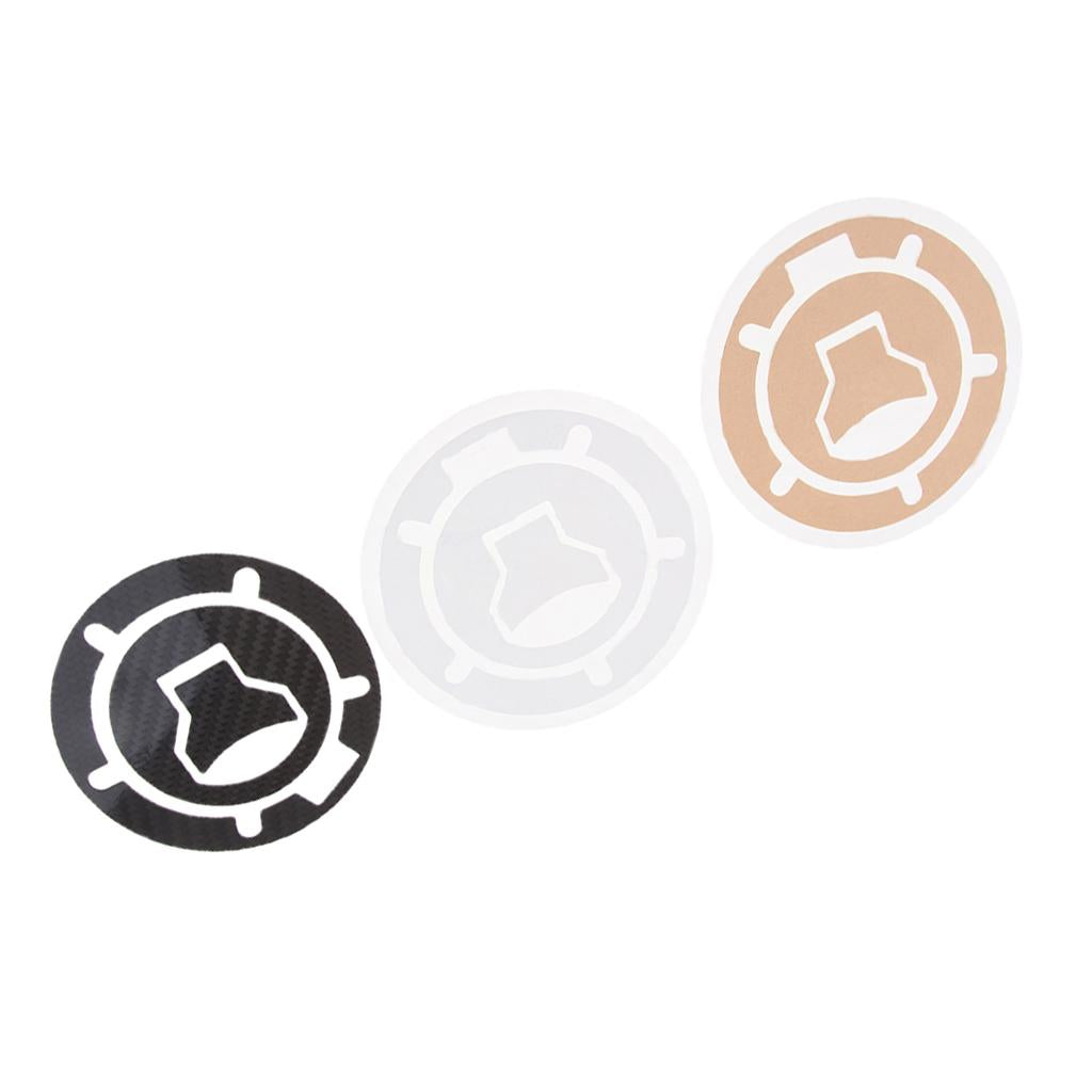 3pcs 3D Carbon Fiber Gas Cap Tank Cover Pad Sticker For HONDA CBR 650F 2014-2015