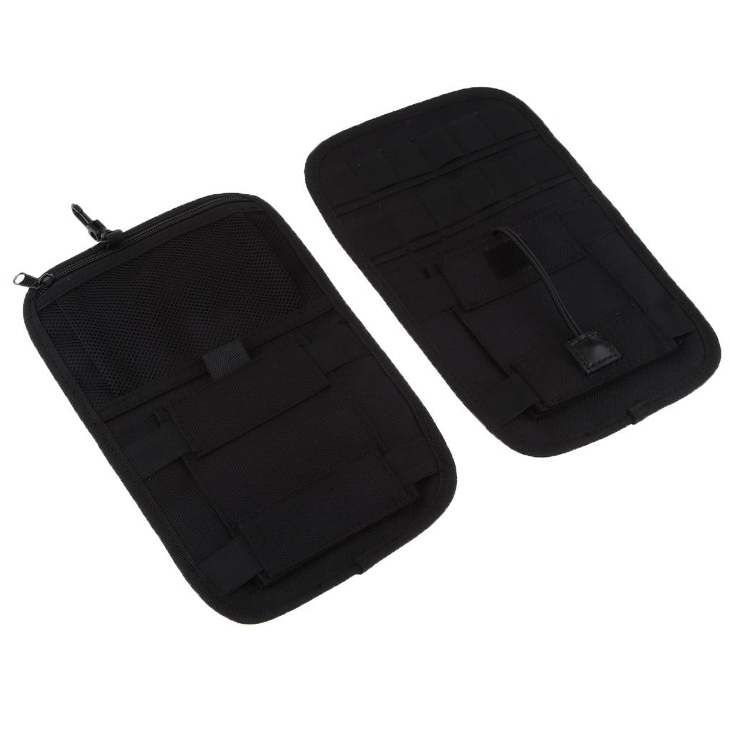 2 x Saddlebag Organizer Hard Bags Storage for Harley Touring Bagger 2008-18