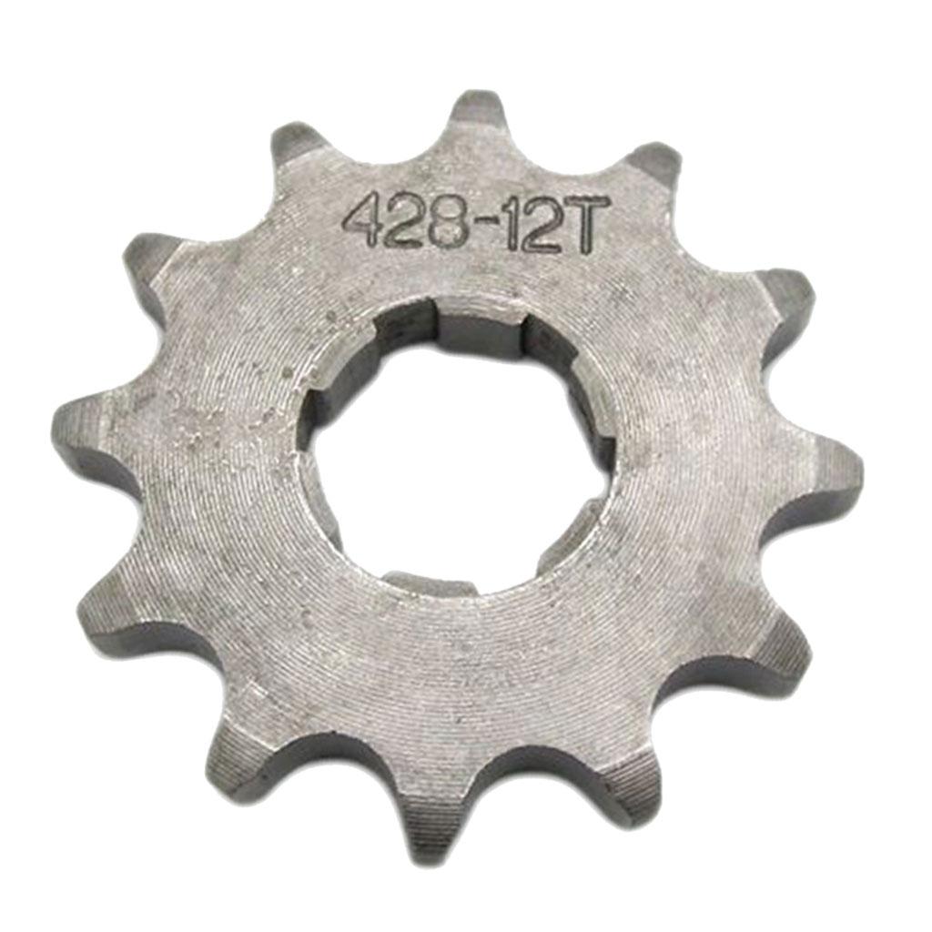 12T 428 Chain/Pitch Front Sprocket Cog Pit/Trail/Dirt bike ATV Quad 20mm