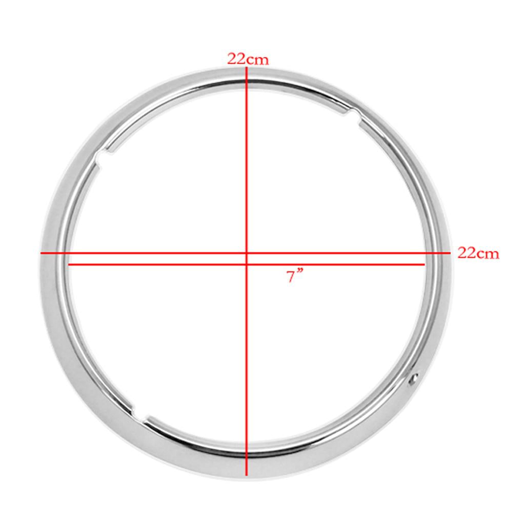 7" Headlight Decorate Trim Ring Protect Guard Cover Cap For Harley