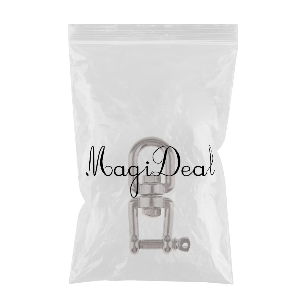 Stainless Steel Marine Boat Anchor Swivel Shackle Connector Jaw 8mm