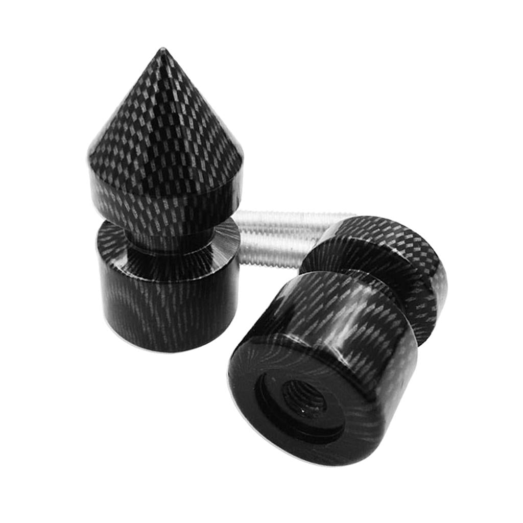 Motorcycle CNC Swingarm Swing Arm Spools Slider Stand Bobbins 8MM Carbon Fiber