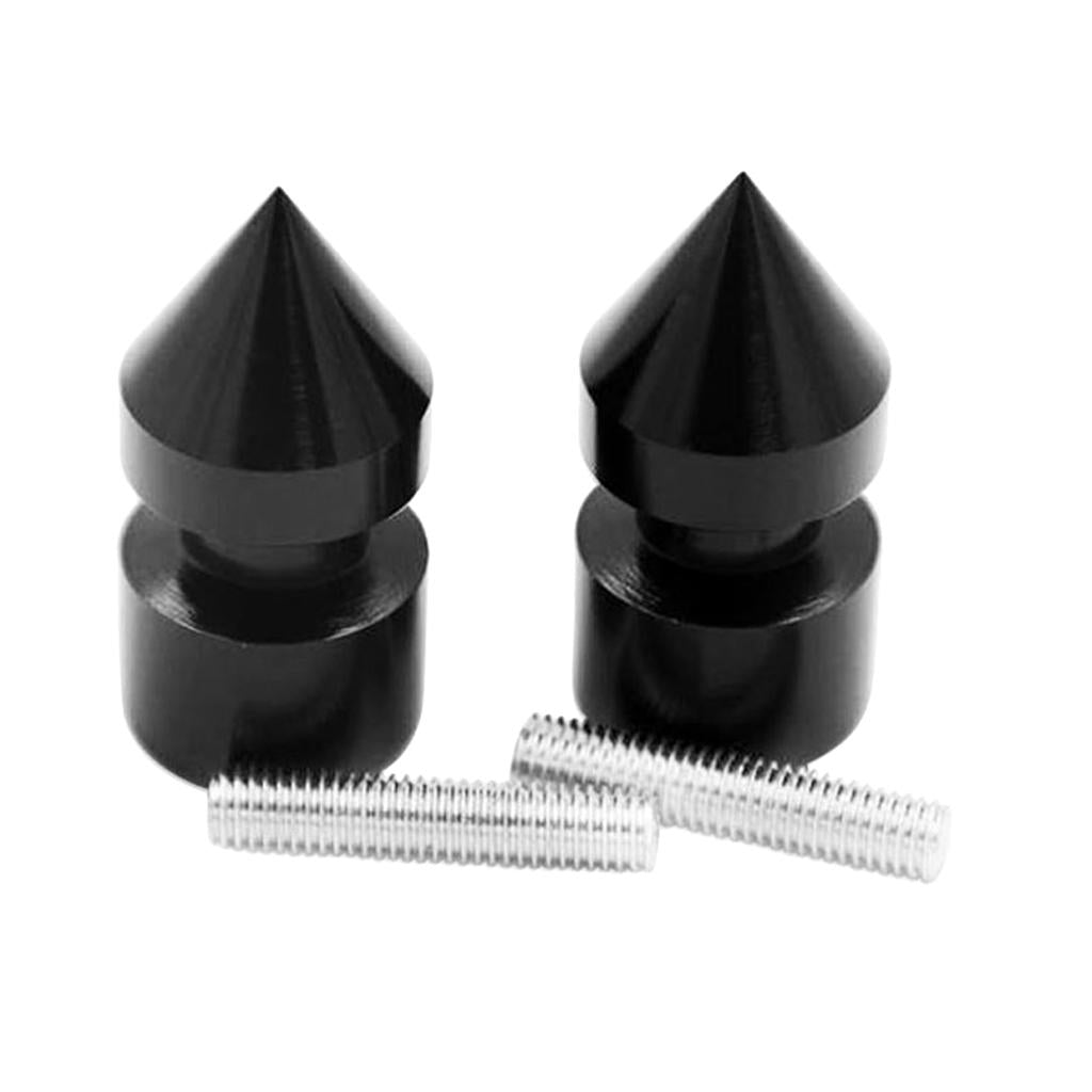 Motorcycle CNC Swingarm Swing Arm Spools Slider Stand Bobbins 8MM Black