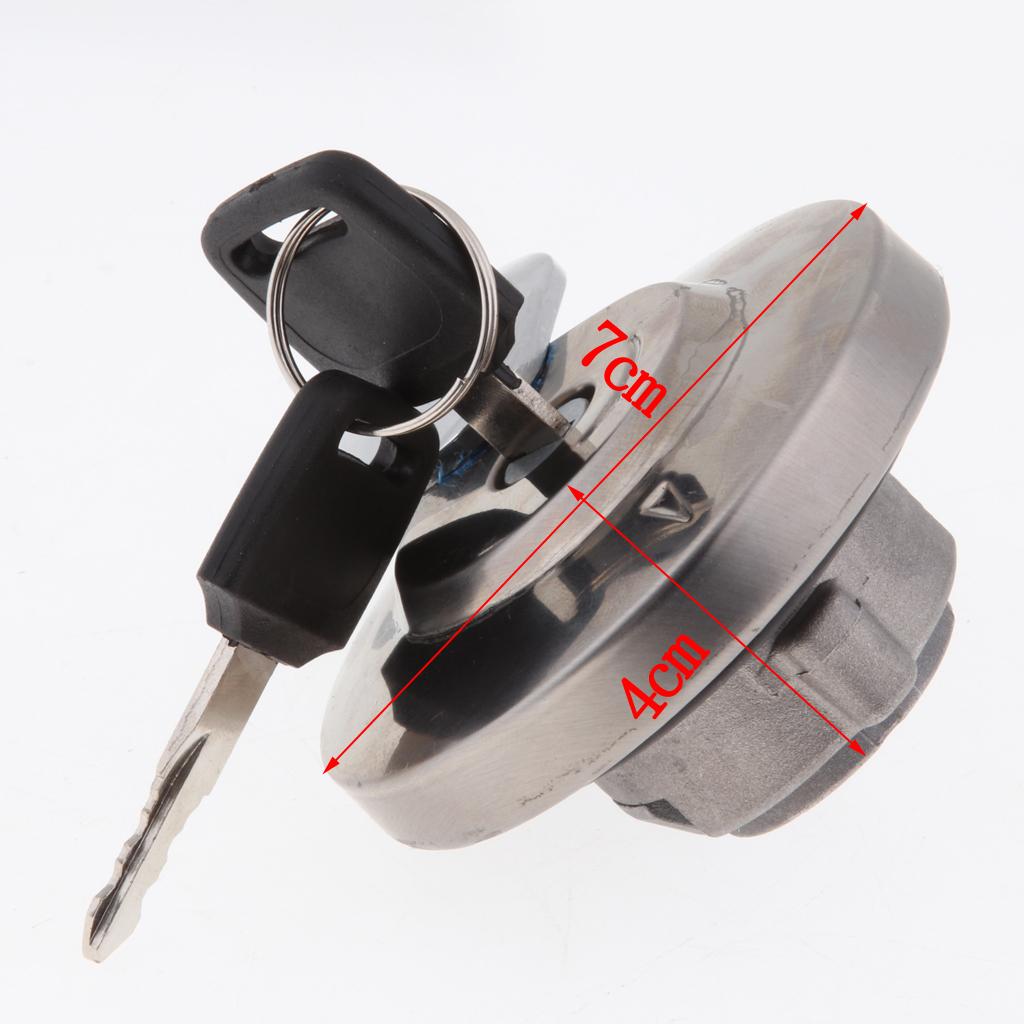 Fuel Gas Tank Cap Cover with 2 Keys for Honda CA125 CA250 CMX250