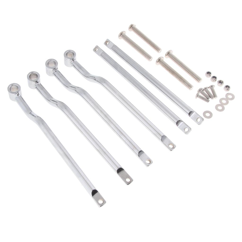 Motorcycle Luggage Saddle Bag Support Bars Mount Bracket for Harley
