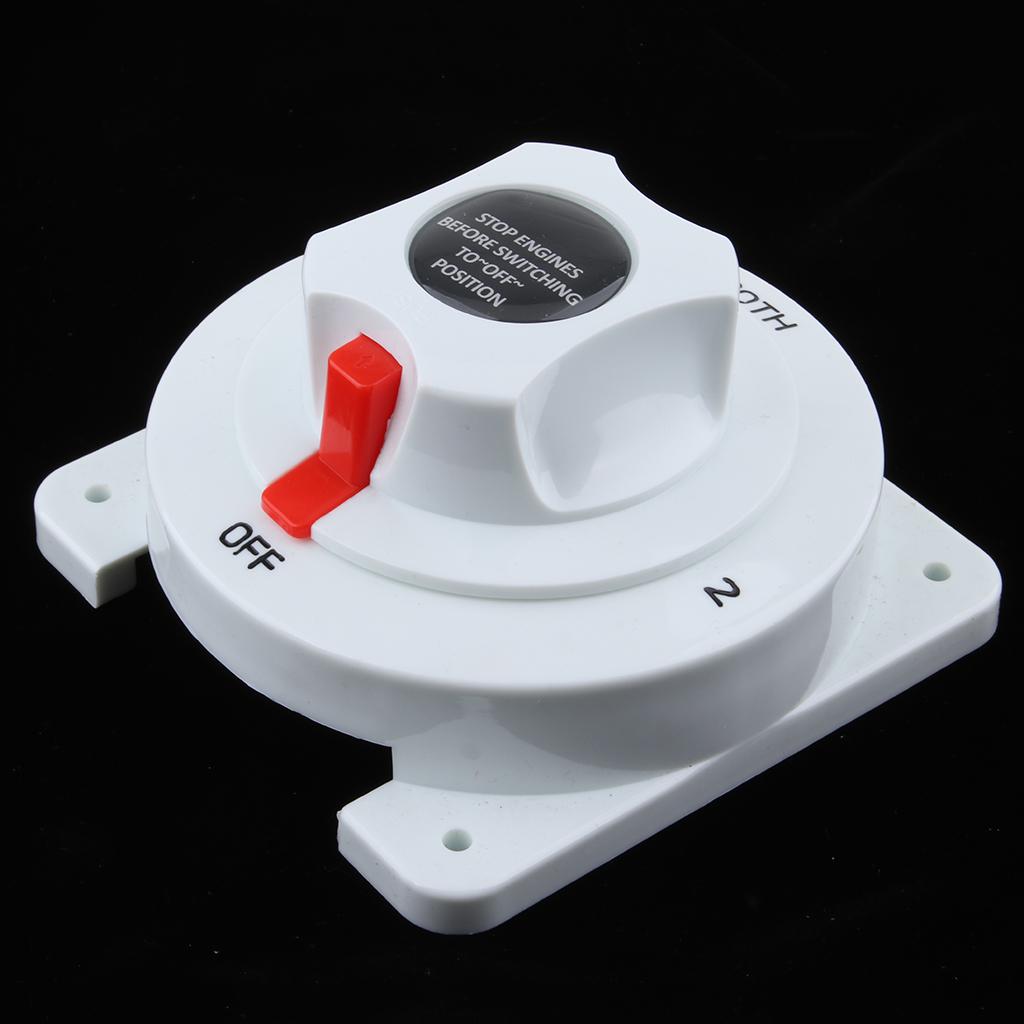 Marine Dual Battery Selector Switch for Boat RV Motor Replacement