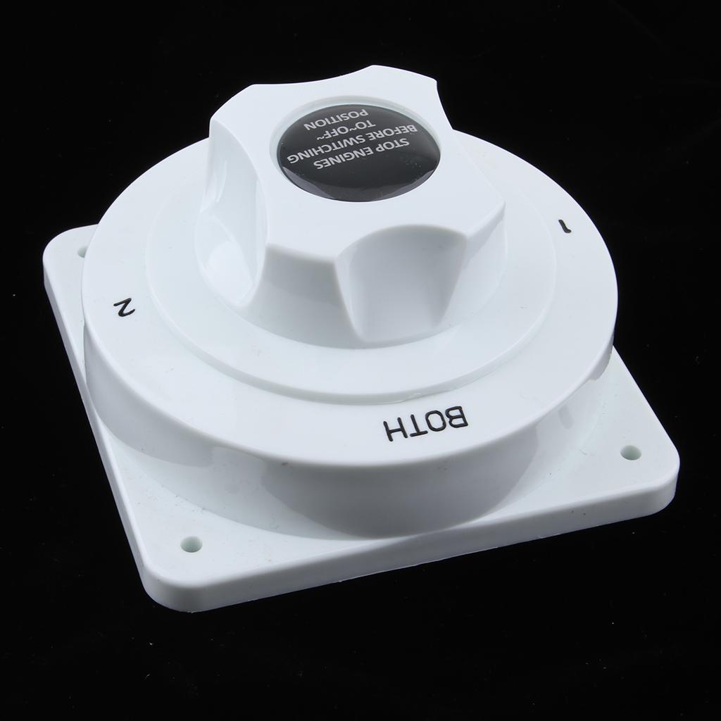 Marine Dual Battery Selector Switch for Boat RV Motor Replacement