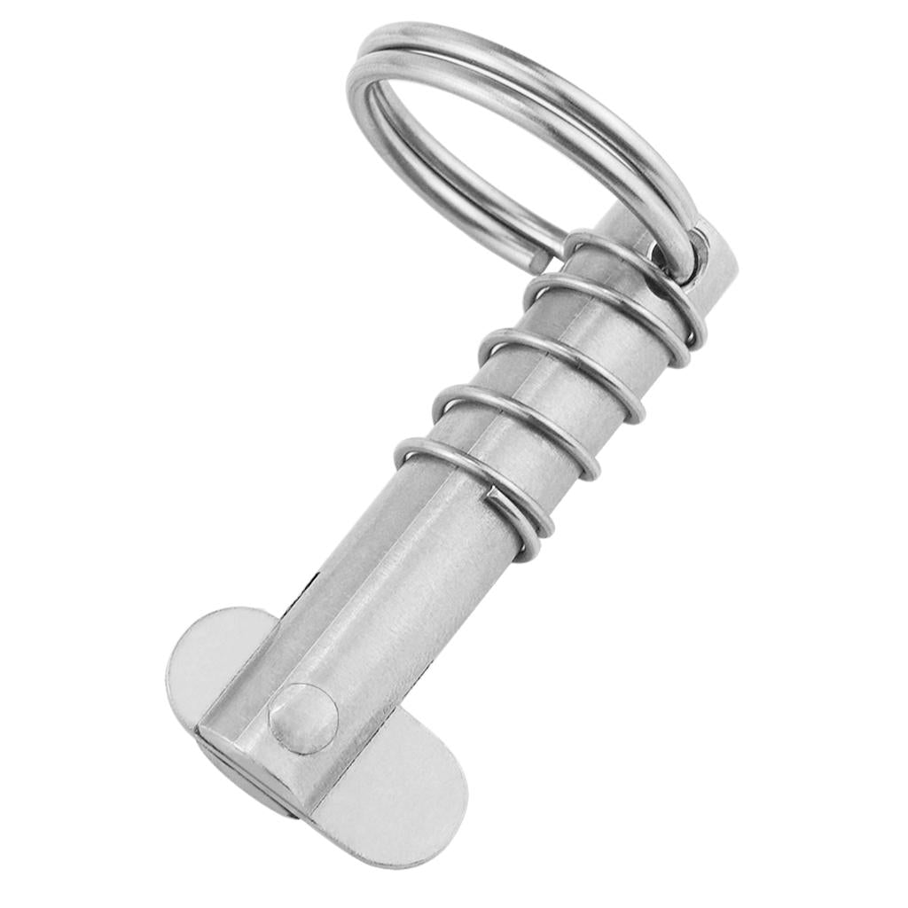 3xQuick Release Pin for Boat Bimini Top Deck Hinge Stainless Steel 10x50mm