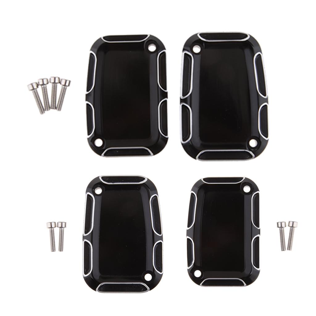 Left Brake Master Cylinder Cover For Harley Touring Road King Electra Glide