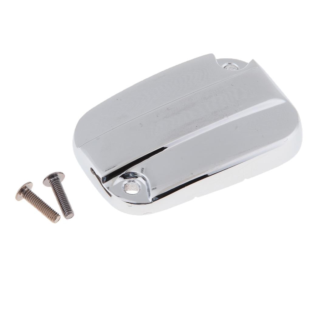 Aluminum Motorcycle Carbon Brake Fluid Reservoir Cap Cover for Harley Electra Glide Road King 2007-2012