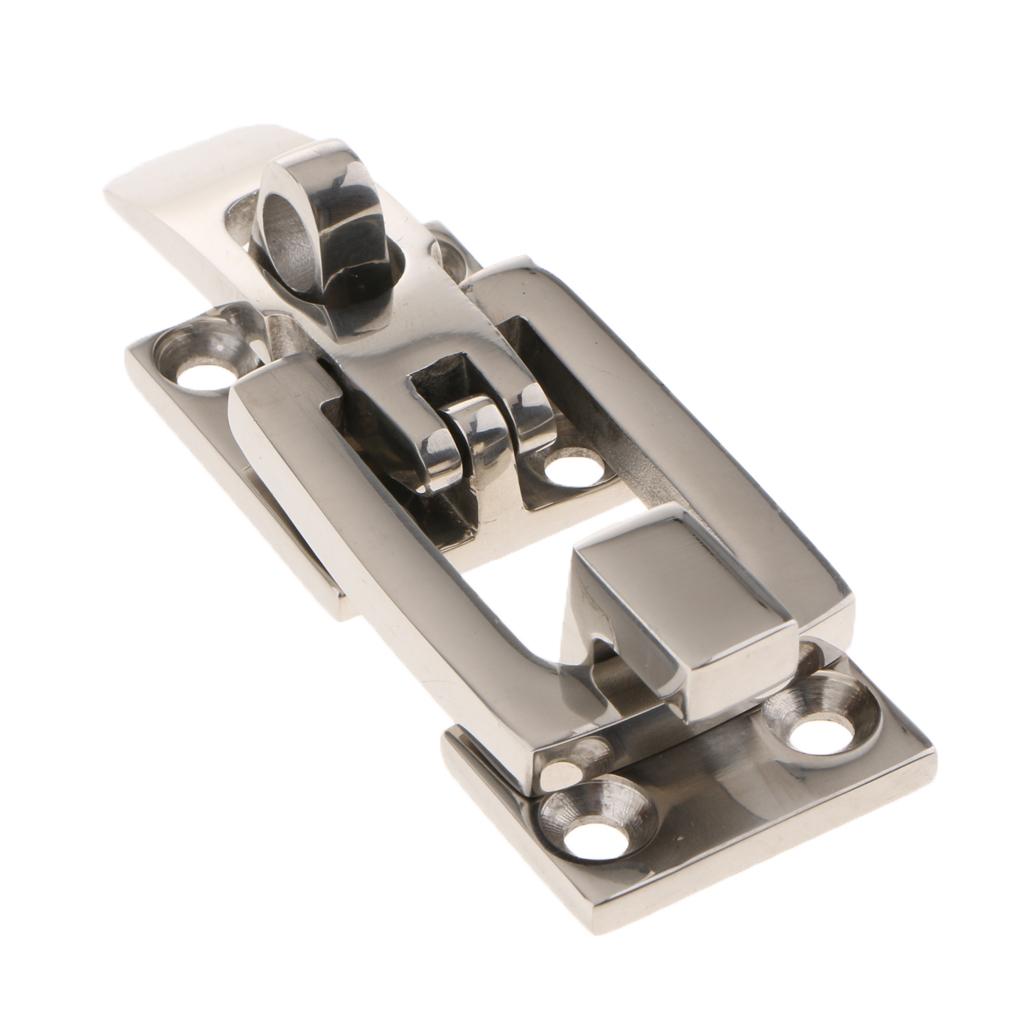 Stainless Steel Lockable Hold Downs / Hatch Clamps Heavy Anti-Rattle Latch