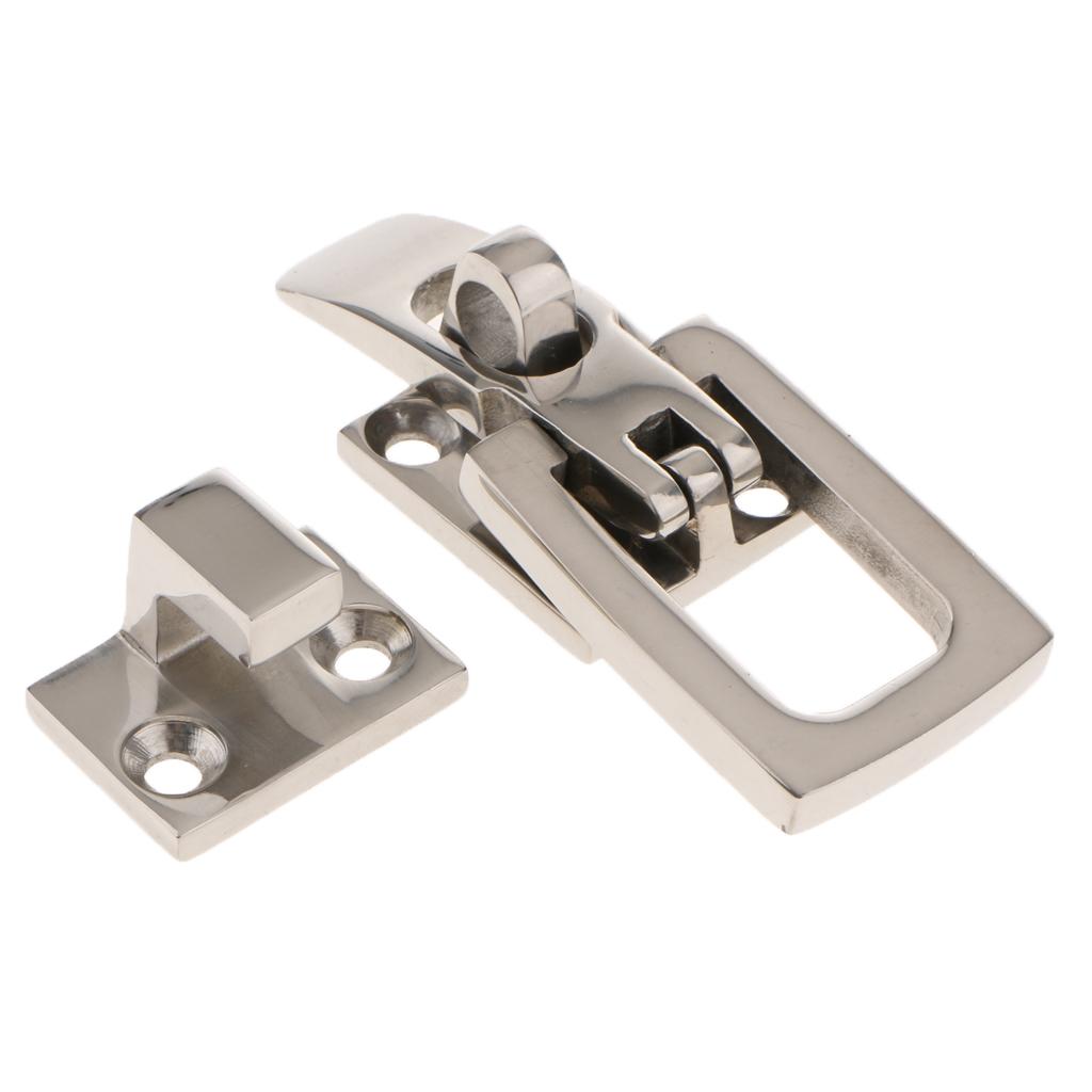 Stainless Steel Lockable Hold Downs / Hatch Clamps Heavy Anti-Rattle Latch