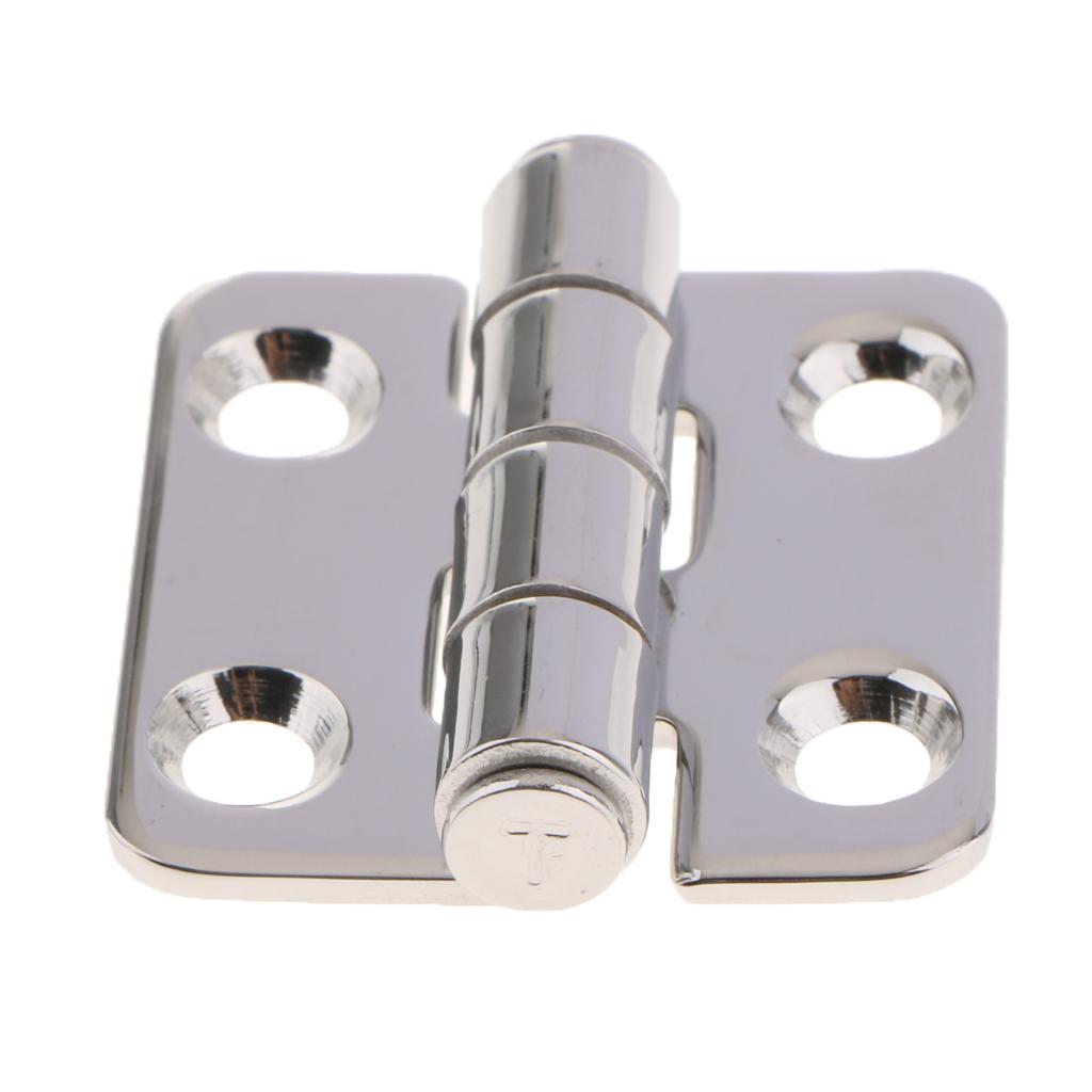 Marine Grade 304 Stainless Steel Door Hinge for Boats RV Horsebox 42x38mm