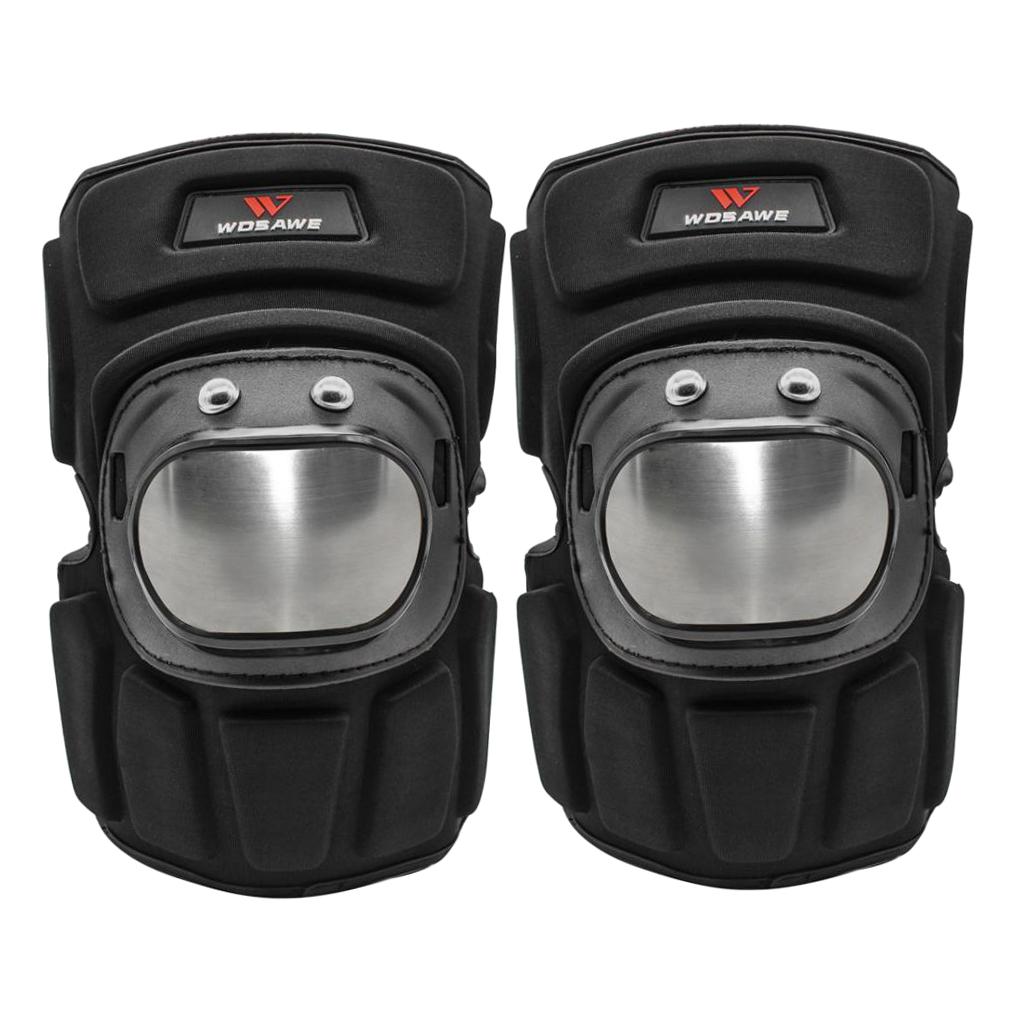 Motorcycle Motocross Knee Shin Guard Pads Protector Protective Gear Black