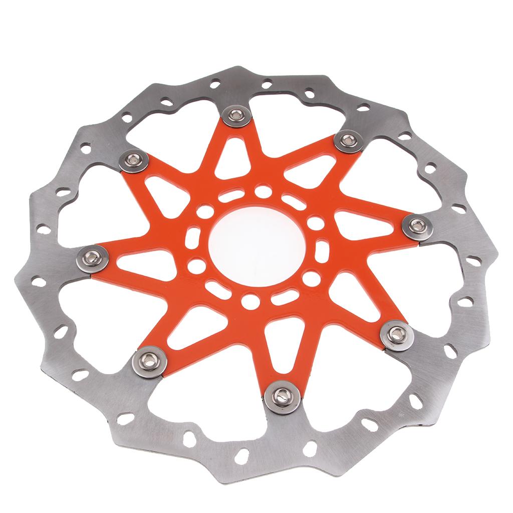 Orange Aluminium Wave Break Disc Front for KTM 125 200 390 ABS DUKE 2013-16