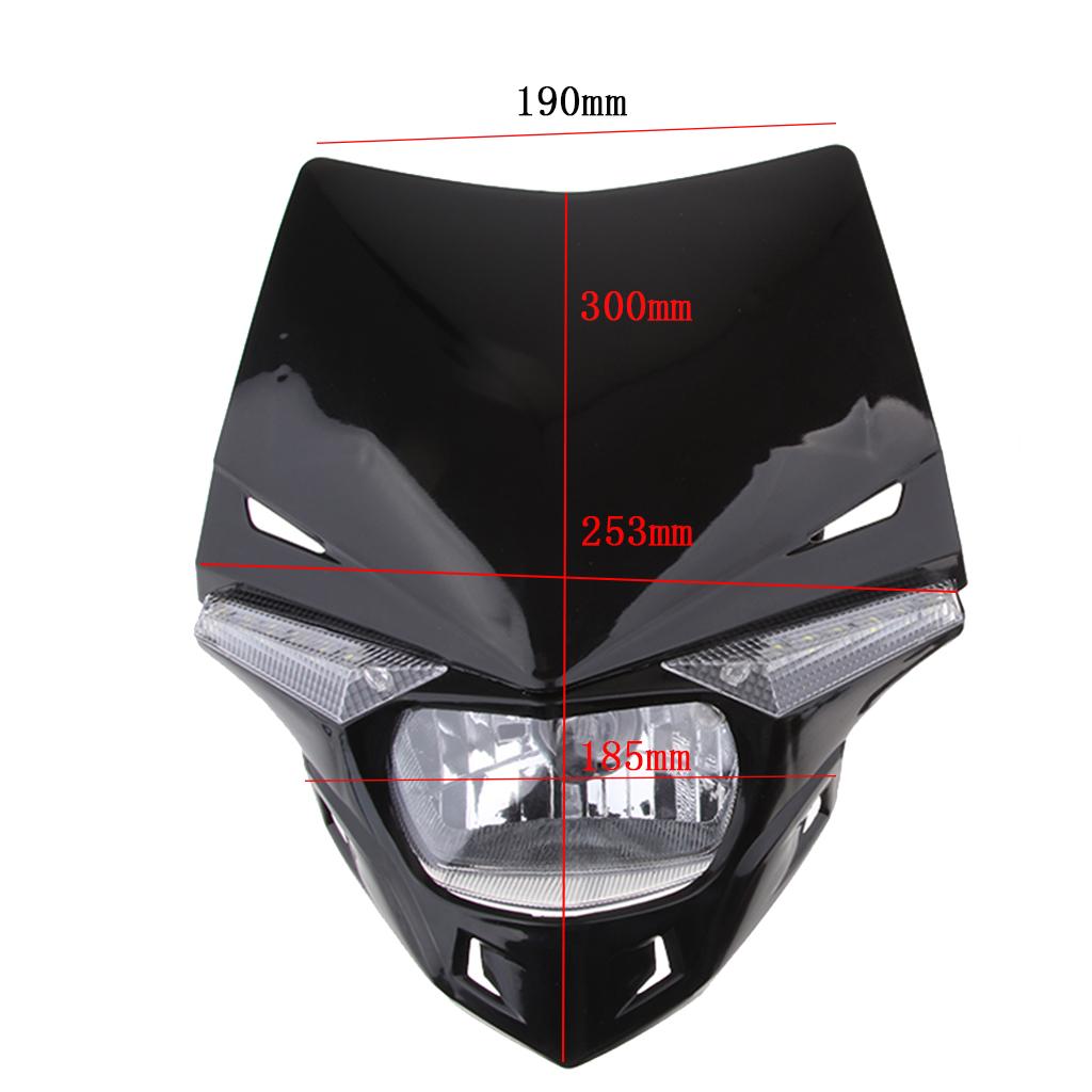 Motorbike Streetfighter LED Headlight for KTM SX EXC XCF SXF GSX ZXR CBR CBF