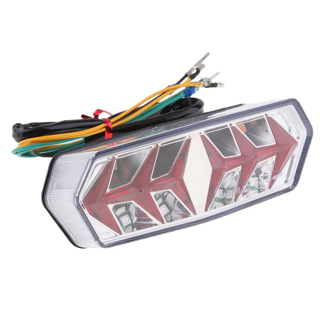 Clear Lens Motorcycle Integrated LED Tail Light Lamp for Honda Grom MSX125