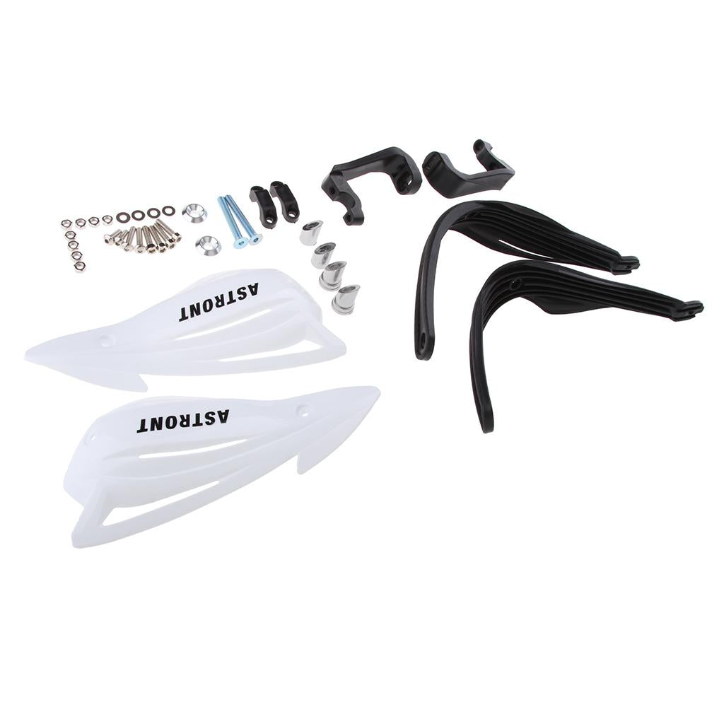 Brush Hand Guards Handguard for Motorcycle MotoCross Dirt Bike ATV MX White