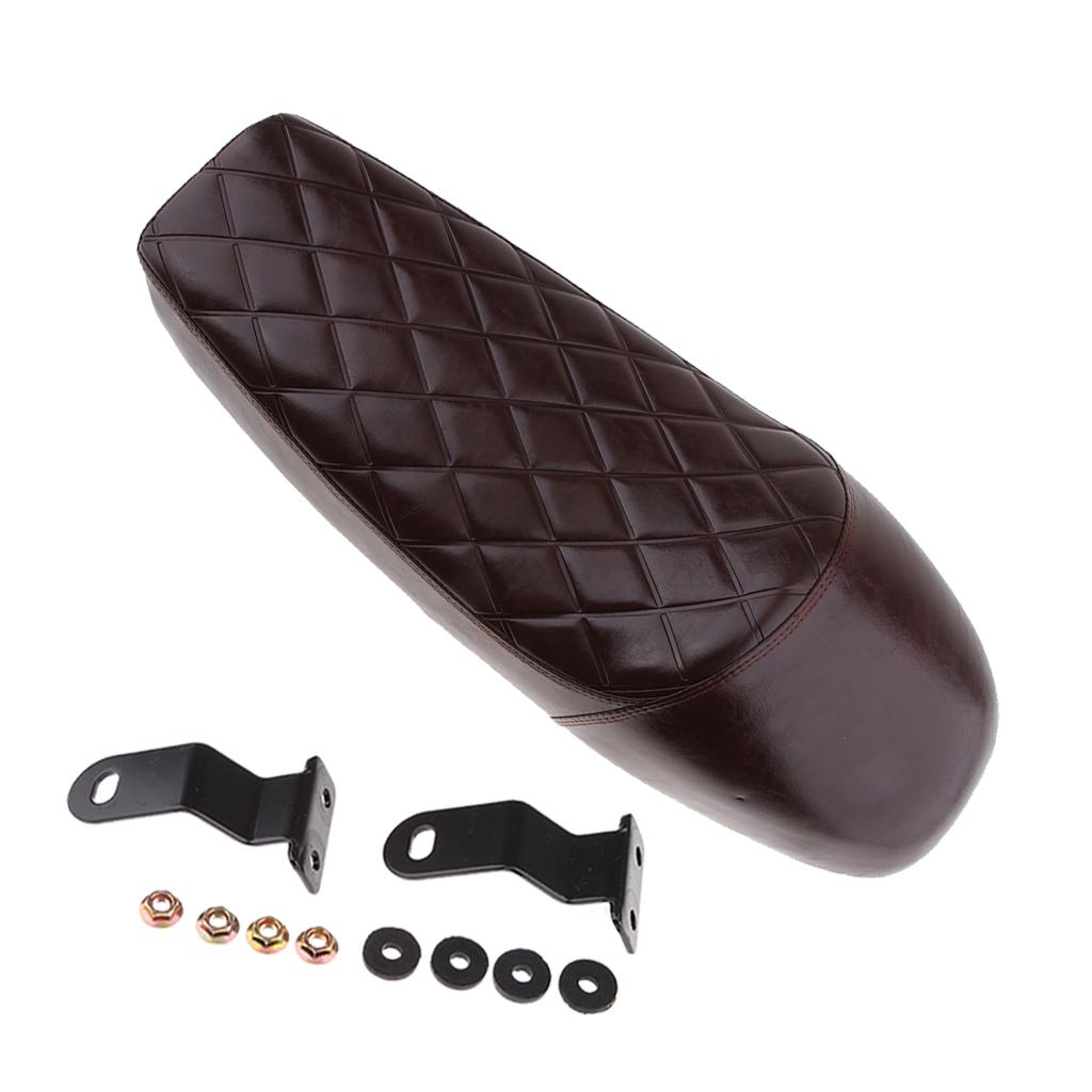 Motorcycle Hump Saddle Style Cafe Racer Vintage Seat Cushion Universal