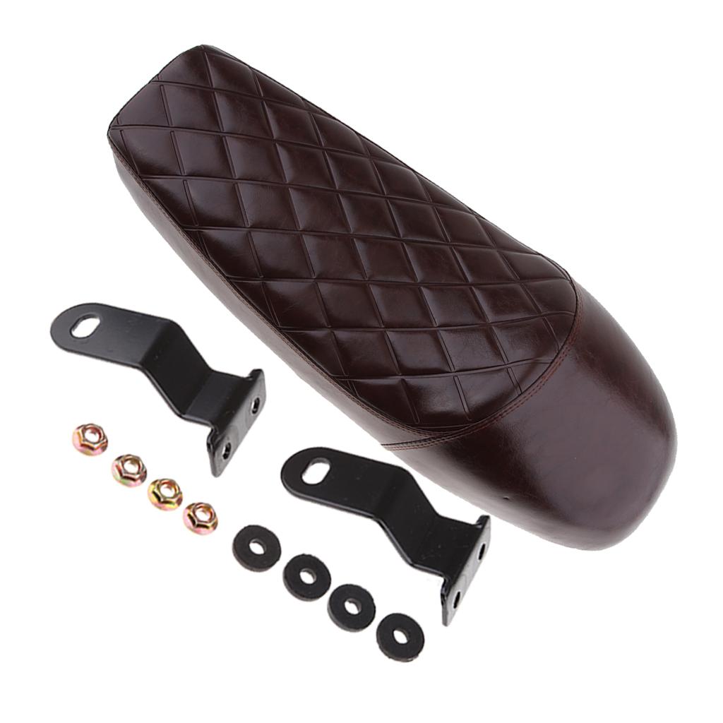 Motorcycle Hump Saddle Style Cafe Racer Vintage Seat Cushion Universal