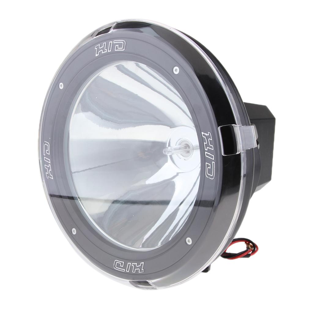 9'' 100W Flood Driving Lights HID Xenon 12V Trucks SUV Spot Work Light Black