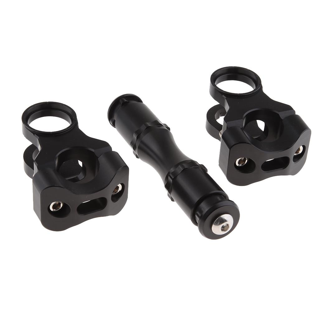 Black Motorcycle Handlebar Riser Handle Bar Clamp Accessories for BMW R1200GS LC 14-17
