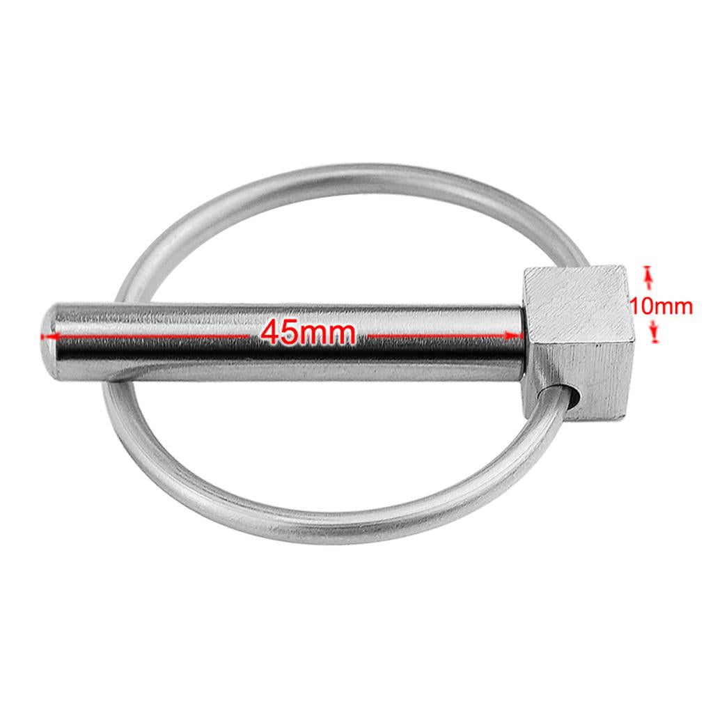 Quick Release Pin, 316 Stainless Steel Marine Hardware Boat/Bimini Top 8mm