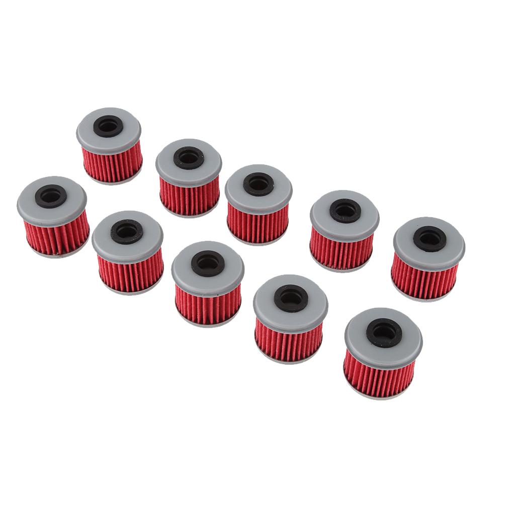 10 pcs Oil Filter For Honda TRX450R CRF250X CRF450X CRF250R CRF450R CRF150R