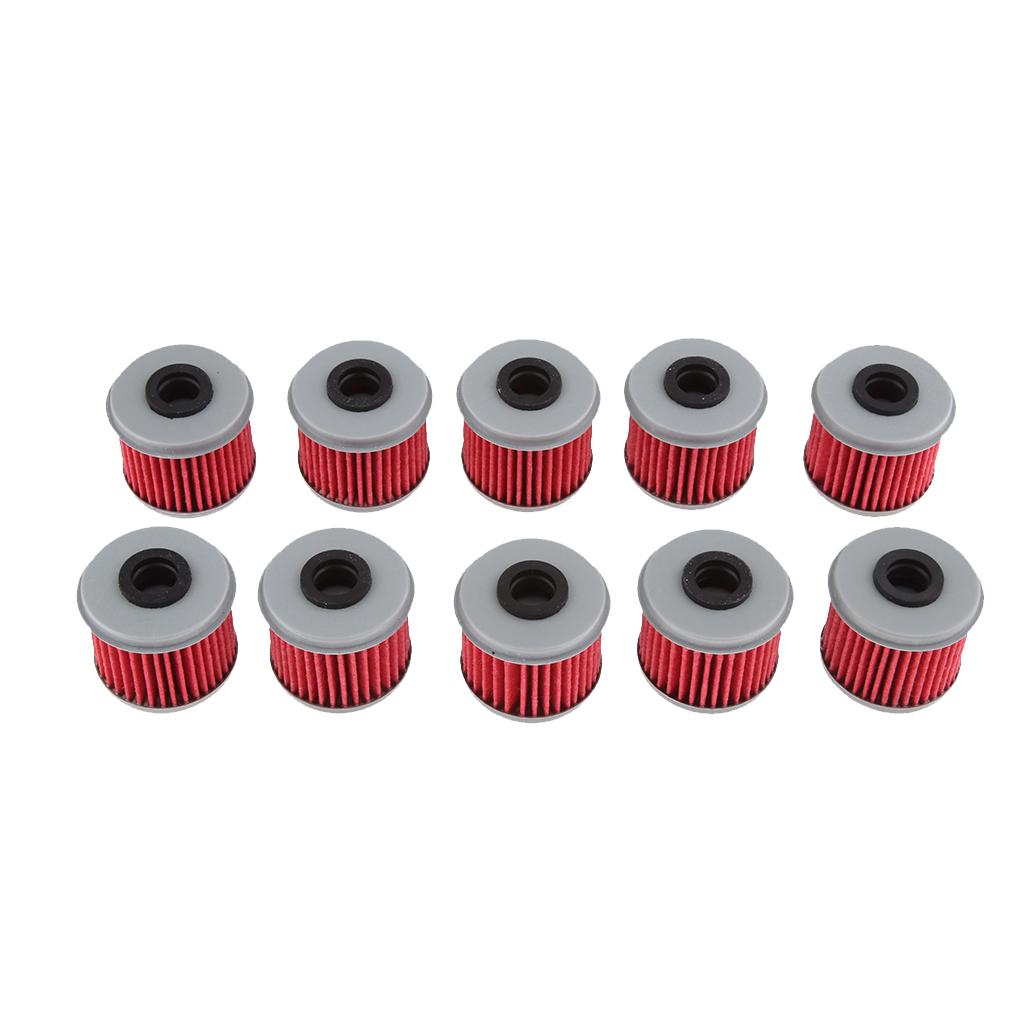 10 pcs Oil Filter For Honda TRX450R CRF250X CRF450X CRF250R CRF450R CRF150R