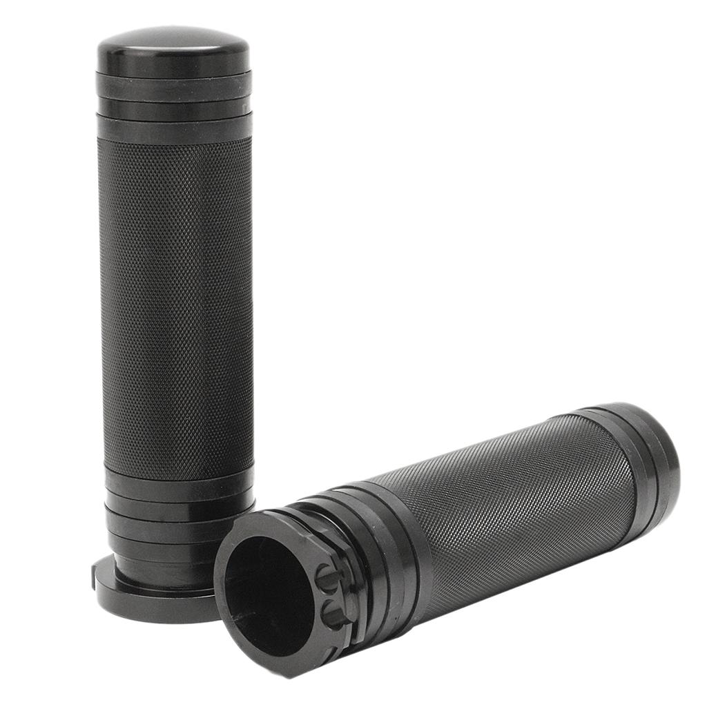 25mm Rubber Motorcycle Handlebar Hand Grips for Harley Sportster Black