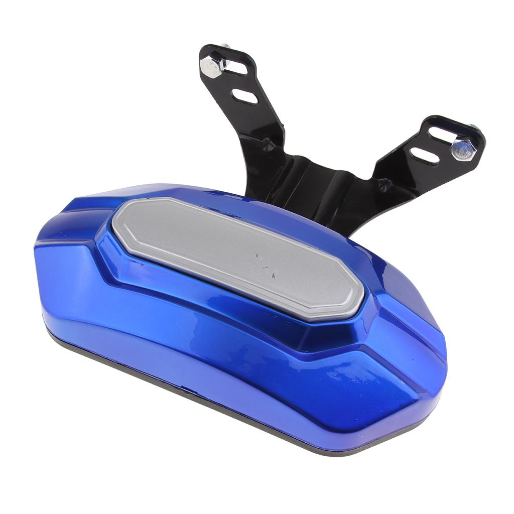 Motorcycle Drivers Metal Backrest Blue